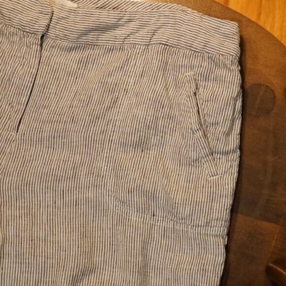 Chico's Women's Striped Linen Pants - Picture 4 of 10